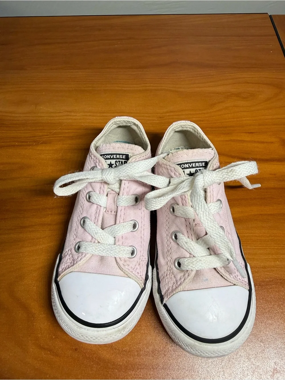 Converse Chuck Taylor All Star Toddler Kids Light Pink Lace Up Sneaker Shoe 8